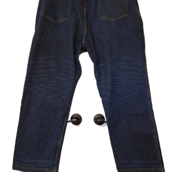 Duluth Trading Co Men's Flex Ballroom Jeans Relaxed Fit 44x30 Excellent - Picture 2 of 5